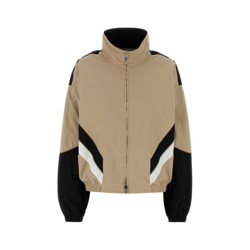 Stella Mccartney Women Beige Polyester Blend Bomber Jacket